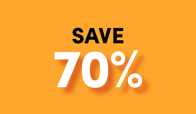 Save 70%