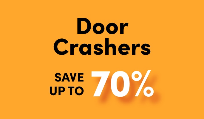 Door Crashers Save up to 70%