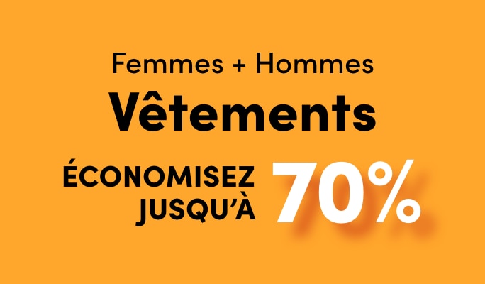 Vêtements économisez jusqu'à 60 %​