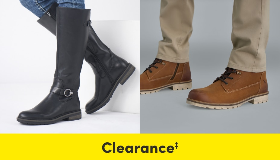 Clearance‡ Women's + Men's Footwear