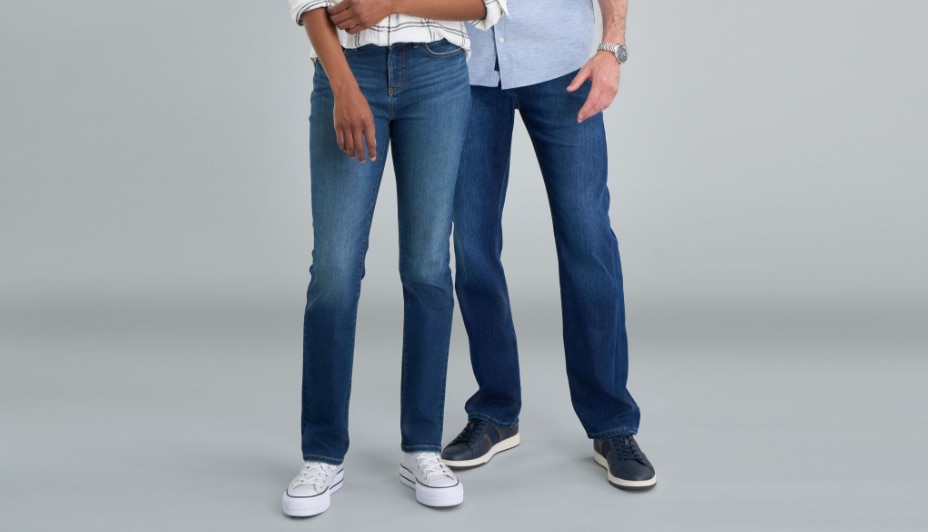 Buy one get one 50% OFF* Women's + Men's Denver Hayes Jeans