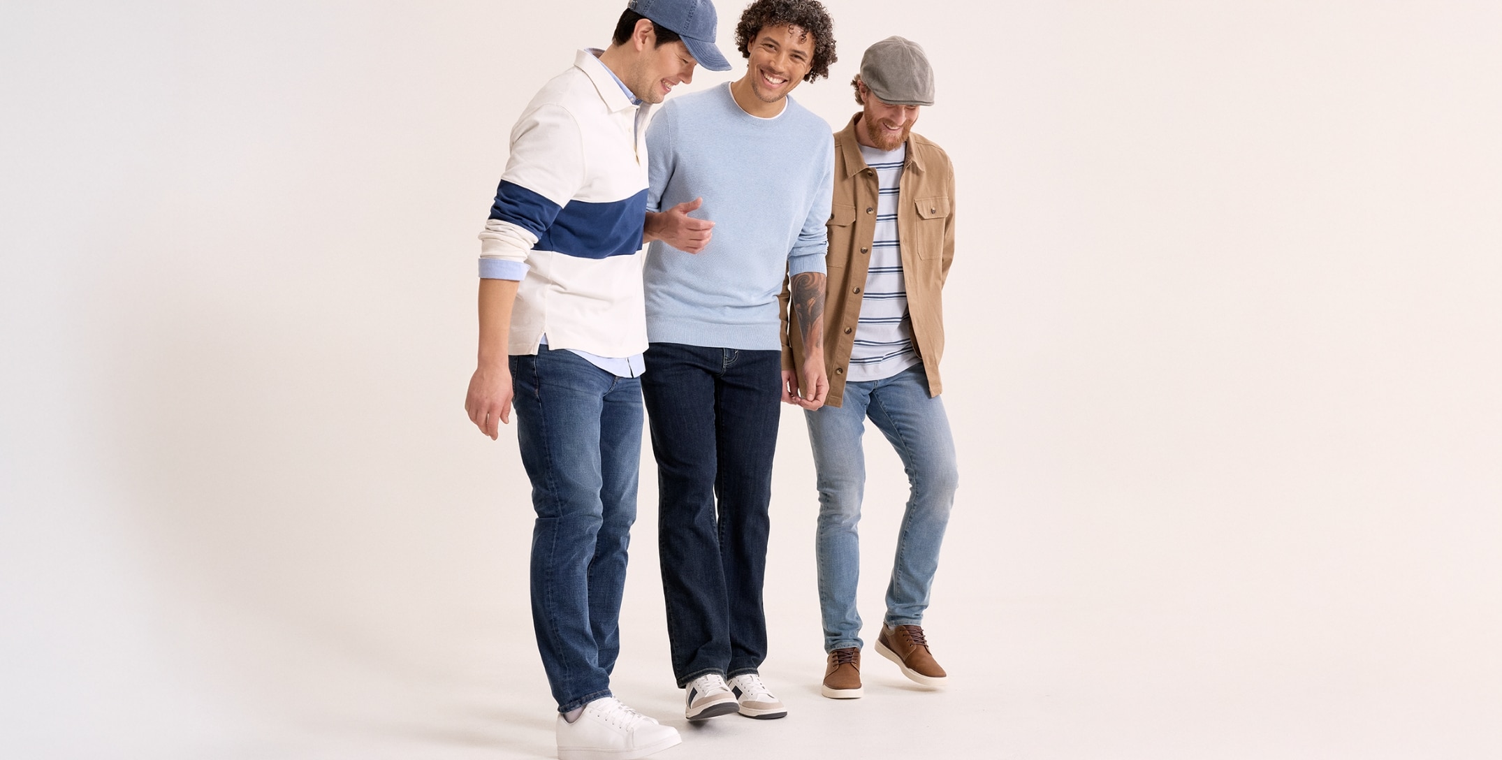Hauts, jeans.