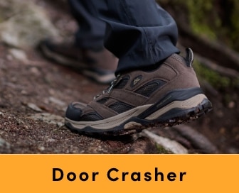 Door Crasher Save up to $50 on Women's + Men's Hikers 