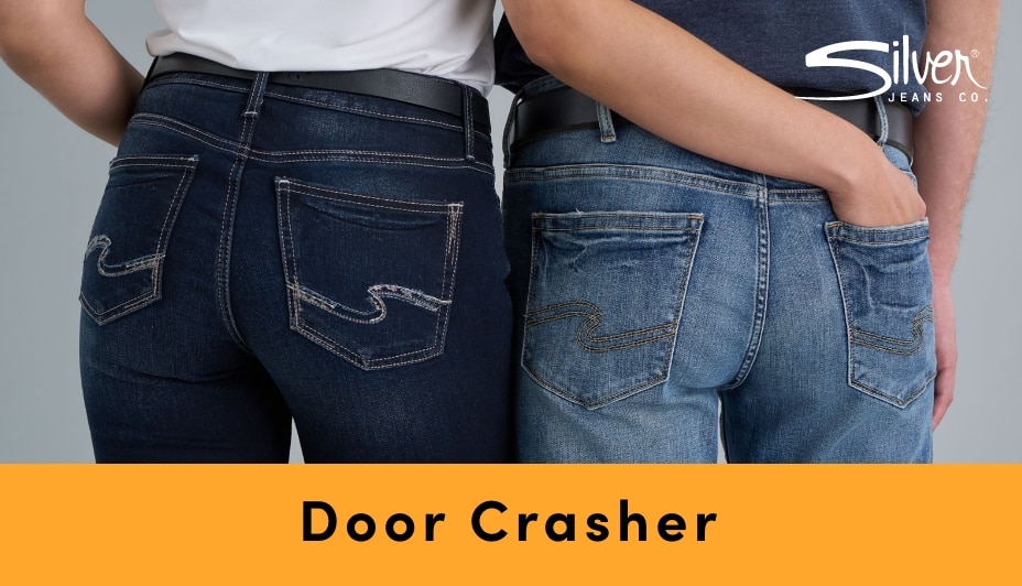 Door Crasher Save 40% on Women's, Men's + Kids' Silver Jeans + Clothing