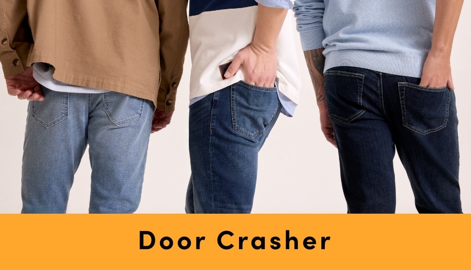 Door Crasher Save 50% Women's + Men's Denver Hayes Jeans 