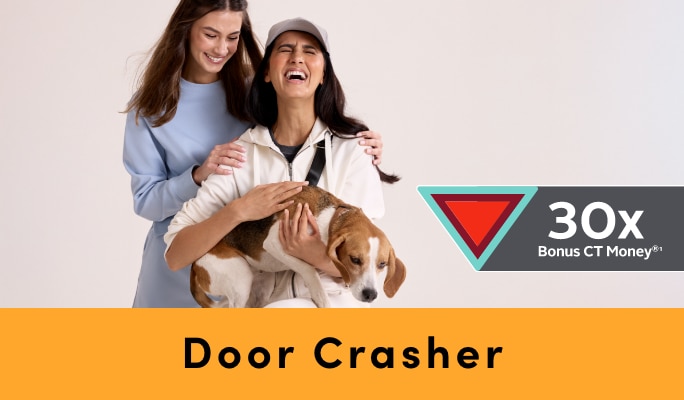 Door Crasher Save 30% on All Regular Priced Women's Shambhala Clothing + Triangle Rewards® Exclusive Offer 30x Bonus CT Money®*