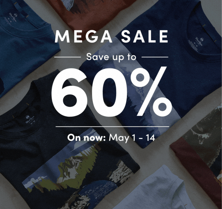 Mega Sale Save up to 60%