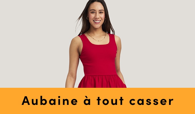 AUBAINE À TOUT CASSER Vêtements  pour femmes et hommes économisez 60 %