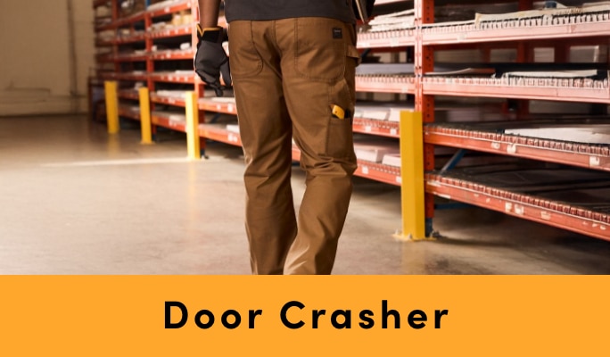 Door Crasher Save up to 30% on Workwear
