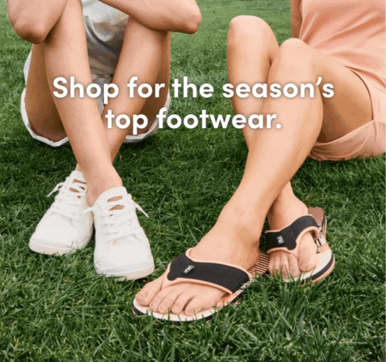 Shop for the season's top footwear.