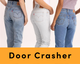 Door Crasher Save 40% on Women's jeans, crops, shorts + jackets