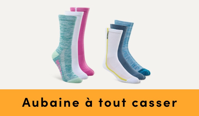 AUBAINE À TOUT CASSER Chaussettes et plus économisez jusqu'à 40 %