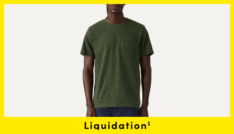 Vêtements Levi's® en liquidation pour femmes, hommes et enfants. Économisez jusqu'à 40% de notre prix original