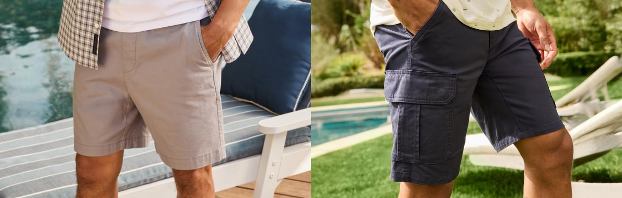 Buy one get one FREE* on Men's Denver Hayes, WindRiver + FarWest Shorts 