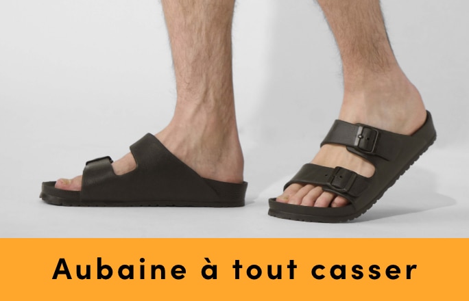 AUBAINE À TOUT CASSER Sandales FarWest EVA pour femmes et pour hommes en solde à 14.99$