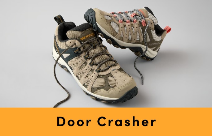 Door Crasher Save up to 40% on Footwear