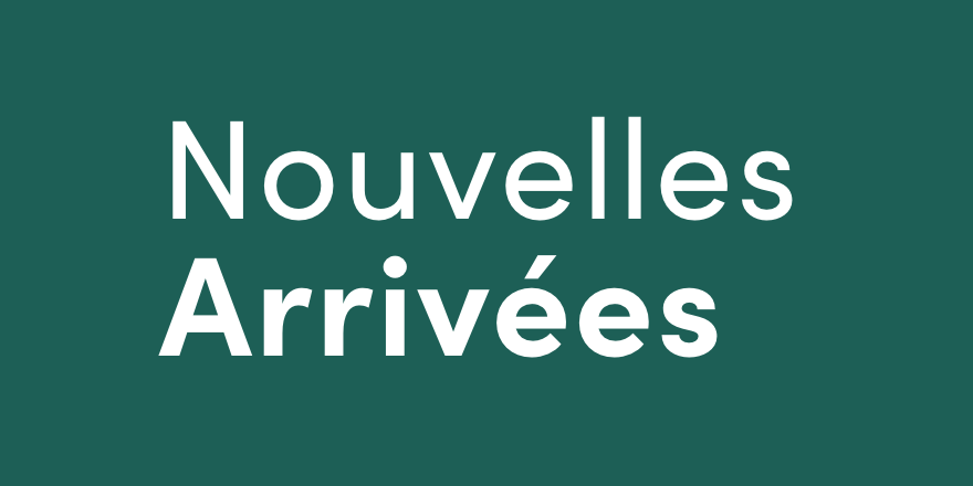 Nouvelles Arrivées