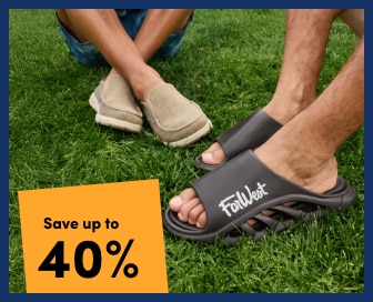 Door Crasher Save up to 40% on Footwear
