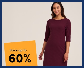 Door Crasher Save up to 60% on Women's Clothing