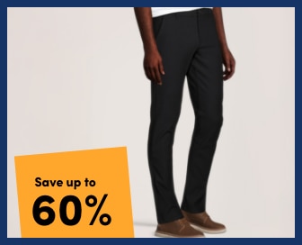 Door Crasher Save up to 60% on Men’s Clothing