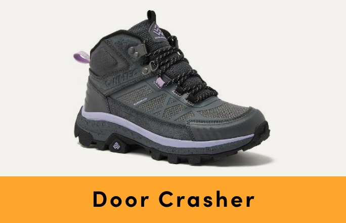Door Crasher Save up to $50 on Women's + Men's Footwear