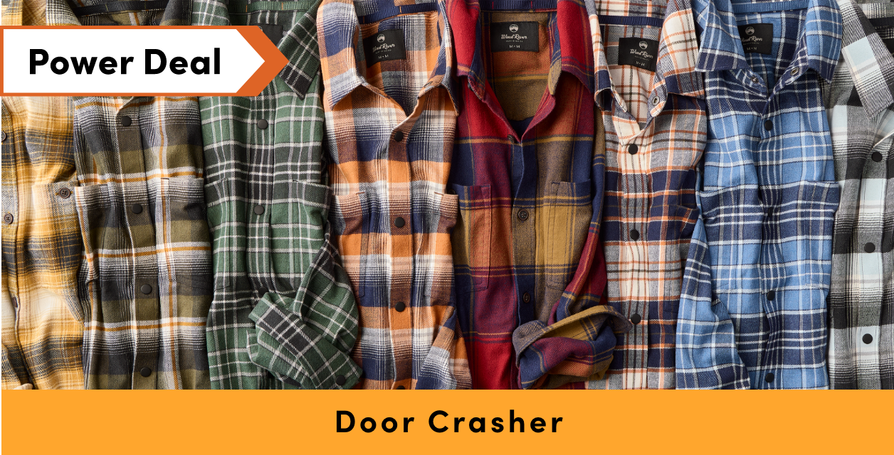 Save 60% WindRiver Unlined Flannels