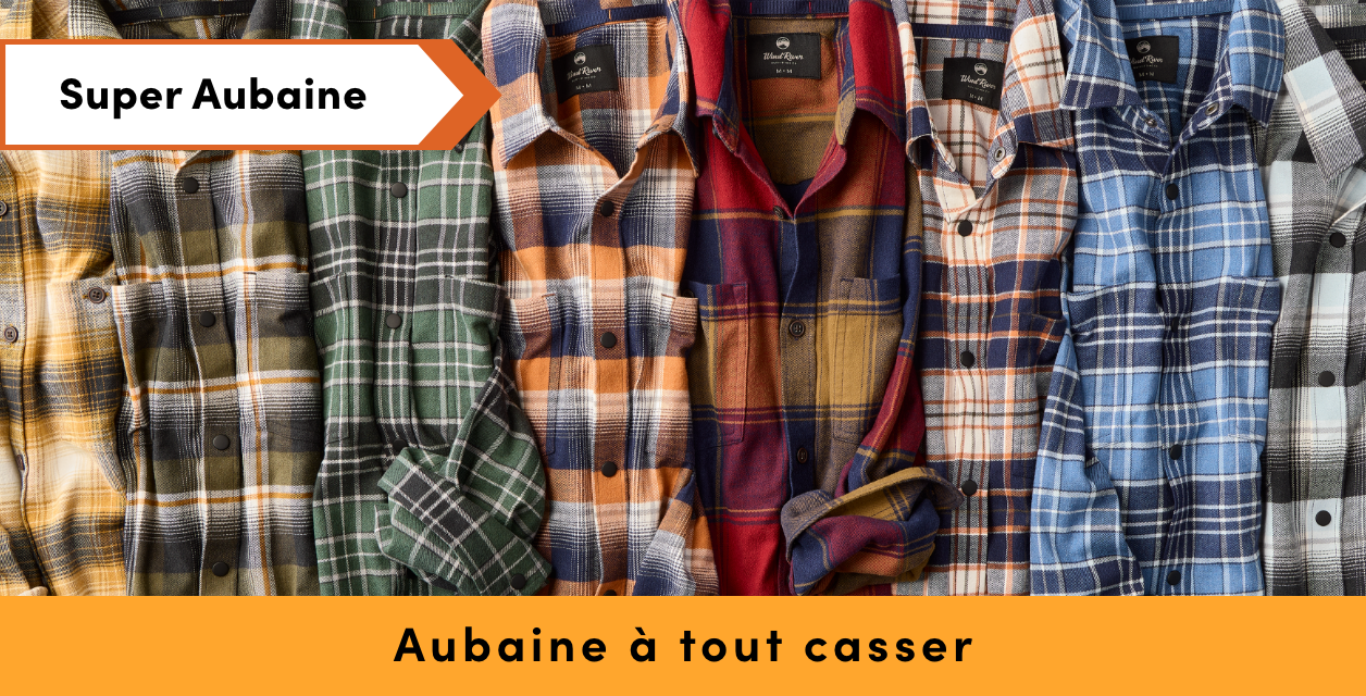 Aubaine à Tout Casser Toutes les chemises en flanelle non doublée WindRiver à prix courant pour femmes et pour hommes économisez 60%