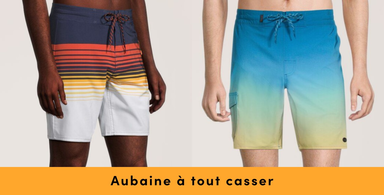 Shorts en liquidation‡ pour hommes en solde à 10 $