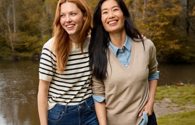 Buy one get one 50% OFF* Women's Denver Hayes Everyday Cotton Sweaters
