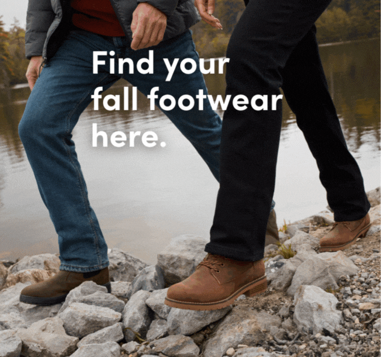 Find your fall footwear here.