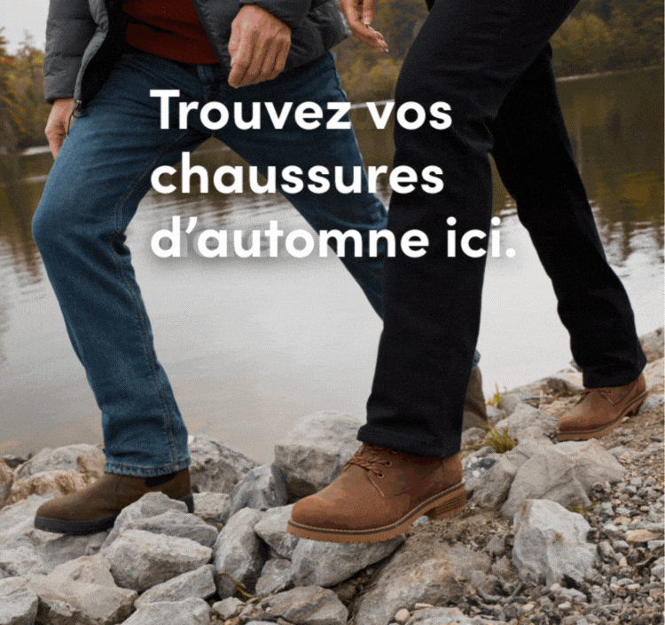 "Trouvez vos chaussures d'automne ici.  