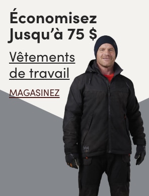 Aubaine à Tout Casser Vêtements de travail économisez jusqu'à 75 $