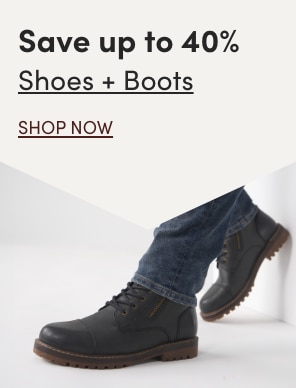 Door Crasher Save up to 40% on Shoes + Boots