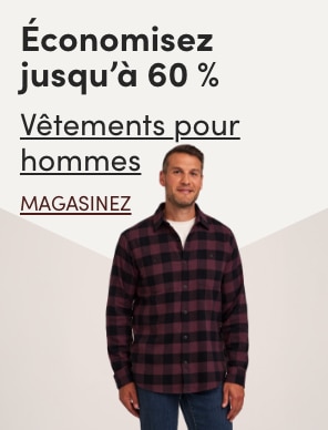 Aubaine à Tout Casser Vêtements pour hommes économisez jusqu'à 60 %