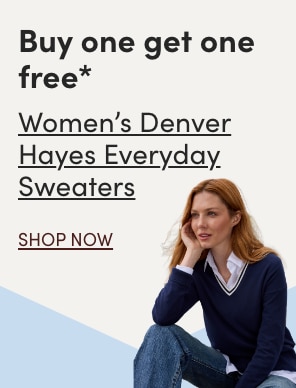 Door Crasher Buy one get one FREE* Women's Denver Hayes Everyday Sweaters 