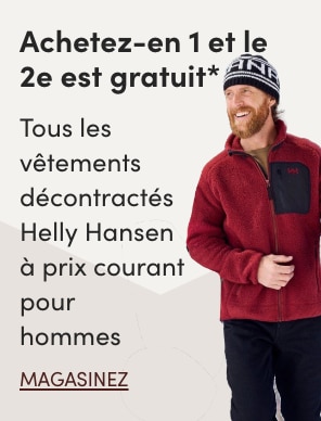 Tous les vêtements décontractés Helly Hansen à prix courant pour hommes achetez-en 1 et le 2e est GRATUIT*