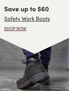 Door Crasher Save up to $60 on Safety Footwear