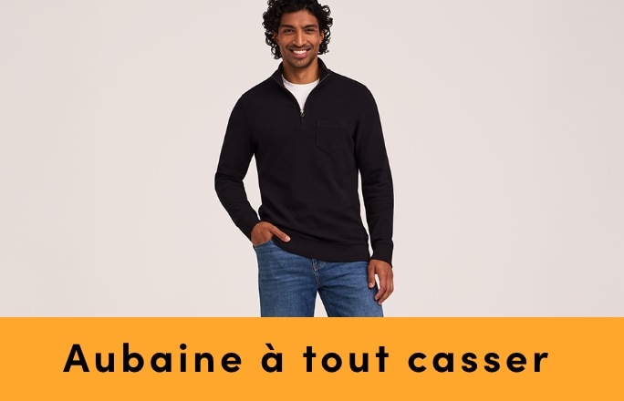 Aubaine à Tout Casser Vêtements pour hommes économisez jusqu'à 60%
