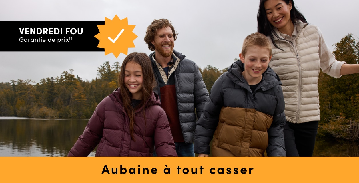 Aubaine à tout casser. Toutes les vestes bouffantes avec T-MAX Charge et vestes WindRiver à prix courant pour femmes, hommes et enfants économisez 40%