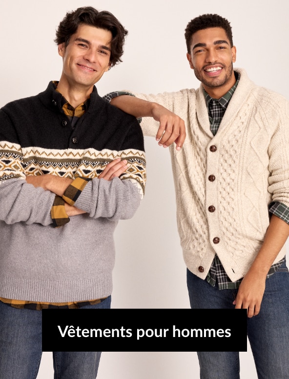 Vêtements pour hommes