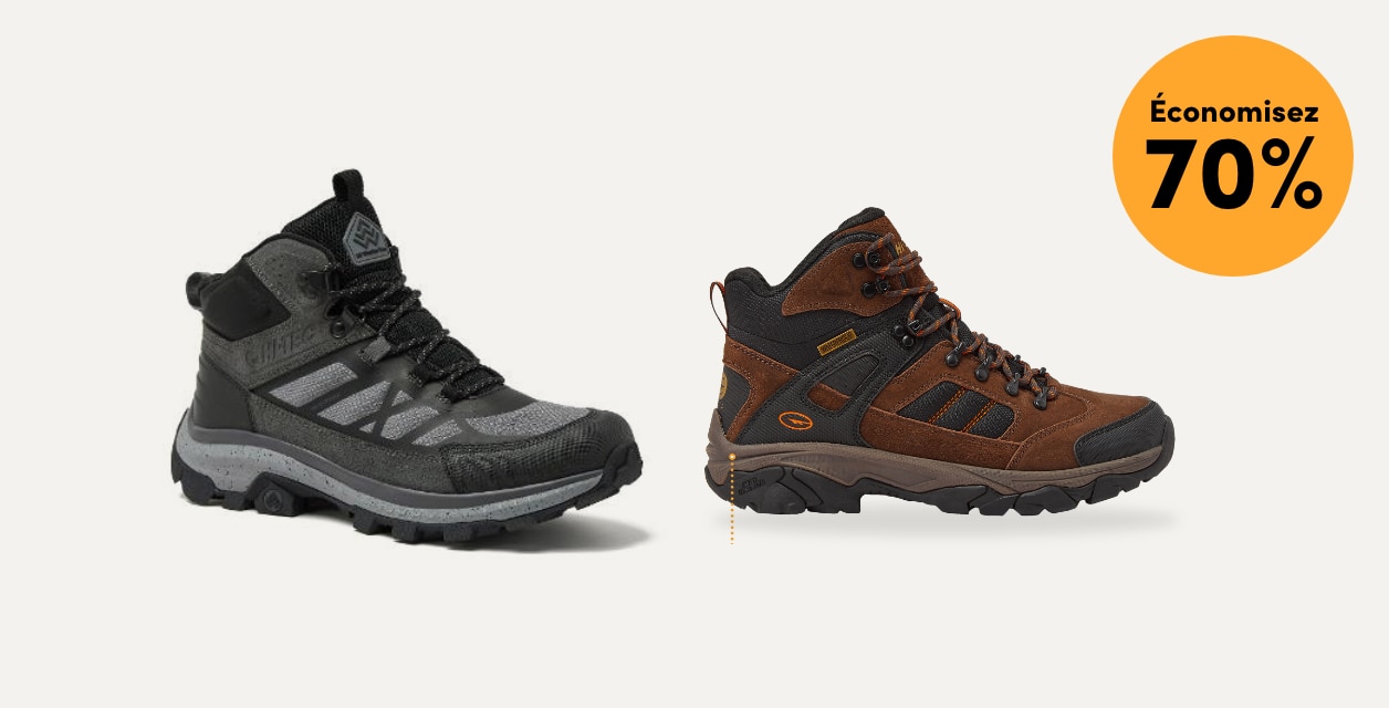 AUBAINE À TOUT CASSER Chaussures de randonnée Hi-Tec pour femmes et pour hommes économisez 70%