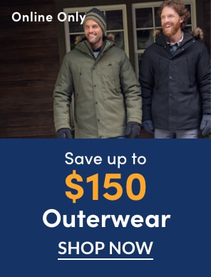 Door Crasher Save up to $150 on Outerwear
