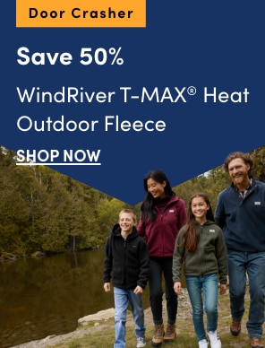 Door Crasher All Regular-Priced Women's, Men's + Kids' WindRiver T-MAX Heat Outdoor Fleece Save 50%