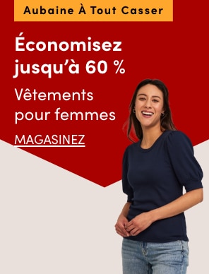 Aubaine à Tout Casser Vêtements pour femmes économisez jusqu'à 60 %