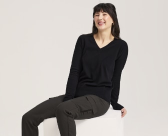 All Regular-Priced Women's Denver Hayes Everyday Cotton Sweaters Buy one get one 50% OFF*