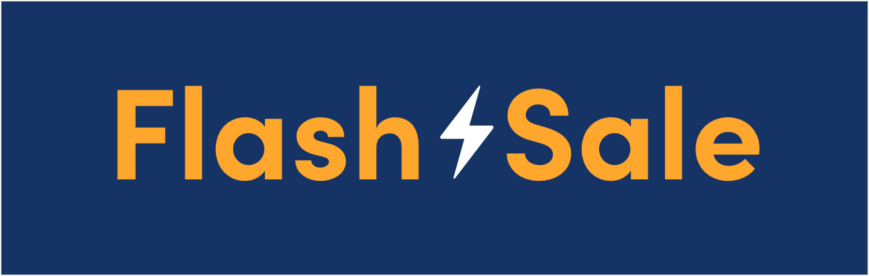 2 days, online only. Flash Sale On now: January 13 – 14 Save up to 60%