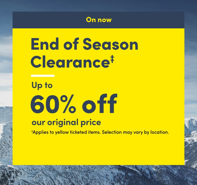 Clearance‡ Up to 60% off our original price