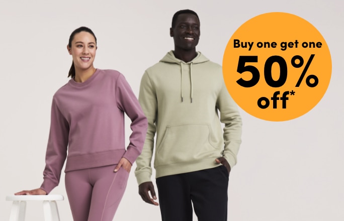 Women's, Men's + Kids' Jeans, Clothing + Jackets Buy one get one 50% OFF*