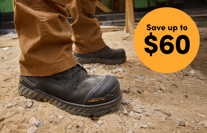 Save up to $60 on Safety Footwear