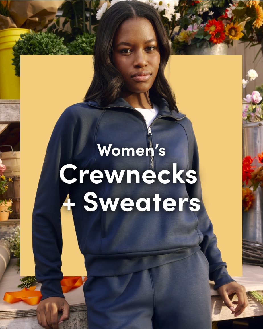 Women's Crewnecks + Sweaters